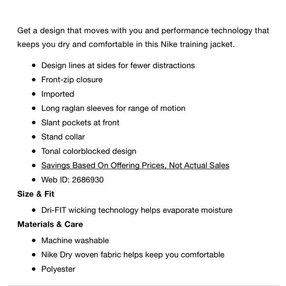 Men's Dry Team Training Woven Jacket - Picture 8 of 8